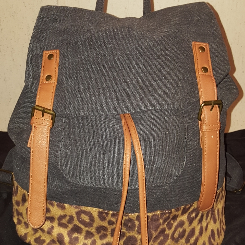 Black Poppy Backpack
